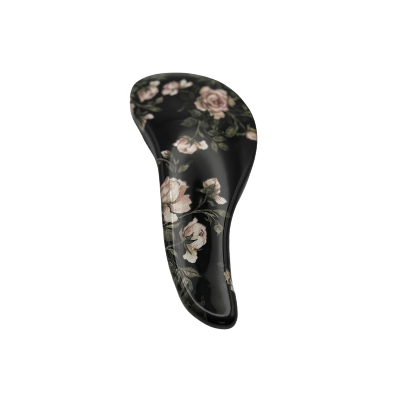 Brosse Méli-Mélo Noire Fleurs