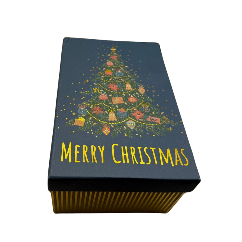 Boîte Cadeau -Rectangulaire -Noël -Grand Sapin Noêl