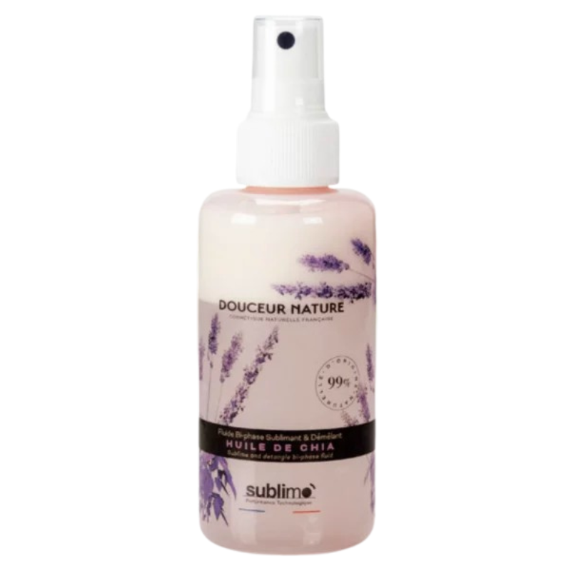 Fluide Bi-phase Sublimant & Démêlant -Huile de Chia-150 Ml- Douceur Nature