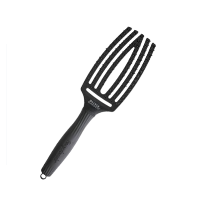 Brosse Olivia Garden Fingerbrush Care Medium Black